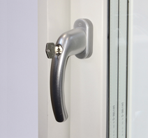 Hoppe handle with lock (TBT)